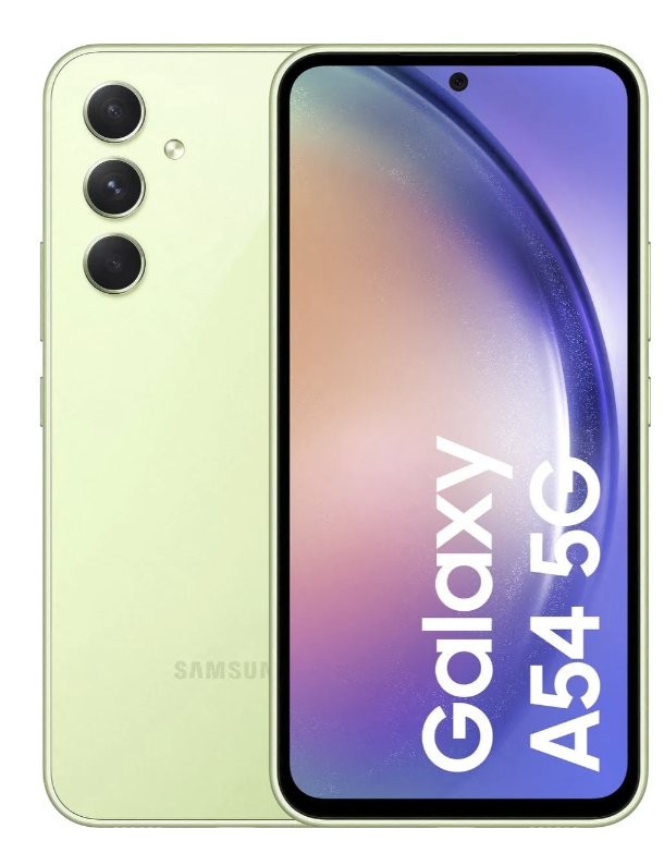 Samsung Galaxy A54 in groen