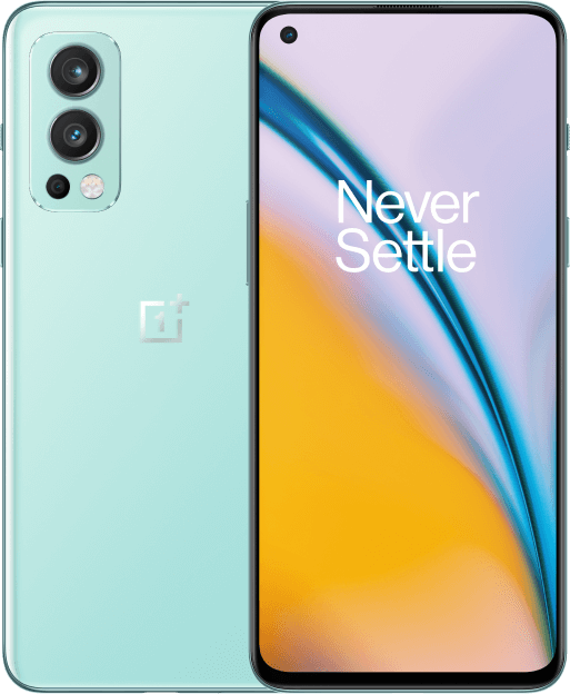 OnePlus Nord 2T in bleu