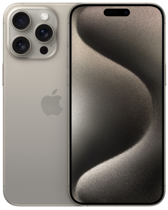 iPhone 15 Pro Max in gris