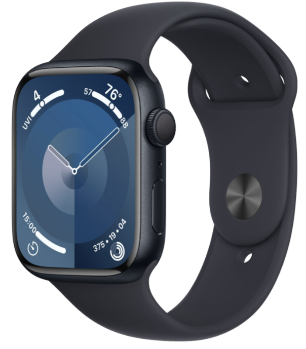 Apple Watch 9 in zwart