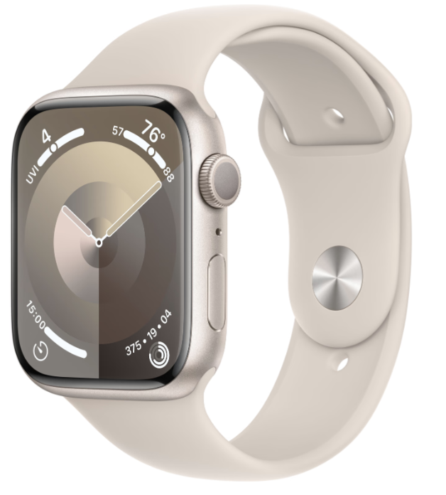 Apple Watch 9 in grijs